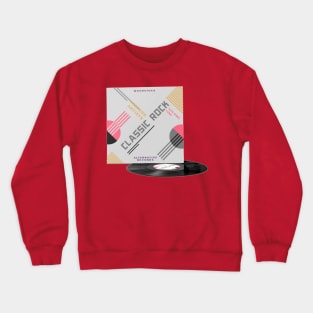 RETRO VINYL CLASSIC ROCK Crewneck Sweatshirt